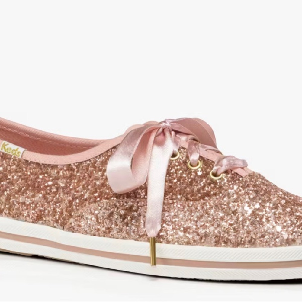 Keds Women's Pink Glitter Sneakers Very Lightly Worn